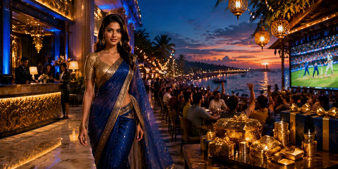 সেন্ট মার্টিনে সমুদ্র সৈকতে ক্রিকেট বেটিং উপভোগ করছেন একজন খেলোয়াড়